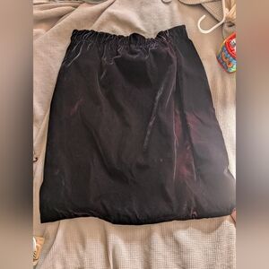 Vintage velour skirt